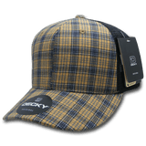 Decky 6 Panel Mid Profile Structured Plaid Trucker | Decky 6018 6018 - 121 OSFM