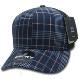 Decky 6 Panel Mid Profile Structured Plaid Trucker | Decky 6018 6018 - 123 OSFM