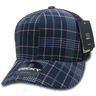 Decky 6 Panel Mid Profile Structured Plaid Trucker | Decky 6018 6018 - 123 OSFM