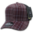 Decky 6 Panel Mid Profile Structured Plaid Trucker | Decky 6018 6018 - 125 OSFM
