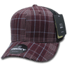 Decky 6 Panel Mid Profile Structured Plaid Trucker | Decky 6018 6018 - 125 OSFM