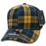Decky 6 Panel Mid Profile Structured Plaid Trucker | Decky 6018 6018 - 129 OSFM