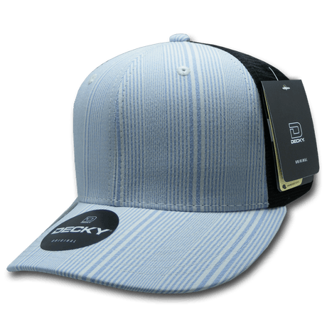 Decky 6 Panel Mid Profile Structured Plaid Trucker | Decky 6018 6018 - 133 OSFM