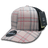 Decky 6 Panel Mid Profile Structured Plaid Trucker | Decky 6018 6018 - 138 OSFM