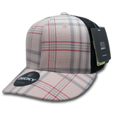 Decky 6 Panel Mid Profile Structured Plaid Trucker | Decky 6018 6018 - 138 OSFM