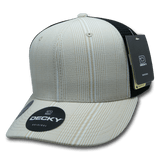 Decky 6 Panel Mid Profile Structured Plaid Trucker | Decky 6018 6018 - 142 OSFM