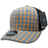 Decky 6 Panel Mid Profile Structured Plaid Trucker | Decky 6018 6018 - 149 OSFM