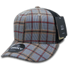 Decky 6 Panel Mid Profile Structured Plaid Trucker | Decky 6018 6018 - 161 OSFM