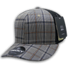 Decky 6 Panel Mid Profile Structured Plaid Trucker | Decky 6018 6018 - 167 OSFM