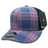 Decky 6 Panel Mid Profile Structured Plaid Trucker | Decky 6018 6018 - 170 OSFM
