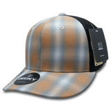 Decky 6 Panel Mid Profile Structured Plaid Trucker | Decky 6018 6018 - 171 OSFM
