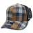 Decky 6 Panel Mid Profile Structured Plaid Trucker | Decky 6018 6018 - 172 OSFM