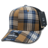 Decky 6 Panel Mid Profile Structured Plaid Trucker | Decky 6018 6018 - 172 OSFM