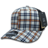 Decky 6 Panel Mid Profile Structured Plaid Trucker | Decky 6018 6018 - 177 OSFM