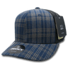 Decky 6 Panel Mid Profile Structured Plaid Trucker | Decky 6018 6018 - 192 OSFM