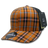 Decky 6 Panel Mid Profile Structured Plaid Trucker | Decky 6018 6018 - 194 OSFM