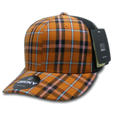 Decky 6 Panel Mid Profile Structured Plaid Trucker | Decky 6018 6018 - 194 OSFM