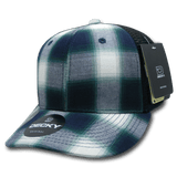Decky 6 Panel Mid Profile Structured Plaid Trucker | Decky 6018 6018 - 200 OSFM