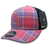 Decky 6 Panel Mid Profile Structured Plaid Trucker | Decky 6018 6018 - 201 OSFM
