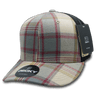 Decky 6 Panel Mid Profile Structured Plaid Trucker | Decky 6018 6018 - 203 OSFM