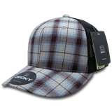 Decky 6 Panel Mid Profile Structured Plaid Trucker | Decky 6018 6018 - 205 OSFM