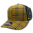 Decky 6 Panel Mid Profile Structured Plaid Trucker | Decky 6018 6018 - 207 OSFM