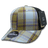 Decky 6 Panel Mid Profile Structured Plaid Trucker | Decky 6018 6018 - 210 OSFM