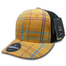 Decky 6 Panel Mid Profile Structured Plaid Trucker | Decky 6018 6018 - 211 OSFM