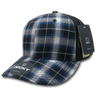 Decky 6 Panel Mid Profile Structured Plaid Trucker | Decky 6018 6018 - 212 OSFM