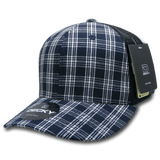 Decky 6 Panel Mid Profile Structured Plaid Trucker | Decky 6018 6018 - 217 OSFM