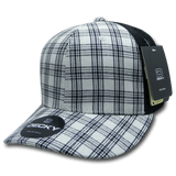 Decky 6 Panel Mid Profile Structured Plaid Trucker | Decky 6018 6018 - 218 OSFM