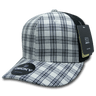 Decky 6 Panel Mid Profile Structured Plaid Trucker | Decky 6018 6018 - 218 OSFM