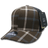 Decky 6 Panel Mid Profile Structured Plaid Trucker | Decky 6018 6018 - 226 OSFM