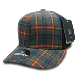 Decky 6 Panel Mid Profile Structured Plaid Trucker | Decky 6018 6018 - 230 OSFM