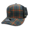 Decky 6 Panel Mid Profile Structured Plaid Trucker | Decky 6018 6018 - 230 OSFM