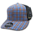 Decky 6 Panel Mid Profile Structured Plaid Trucker | Decky 6018 6018 - 231 OSFM