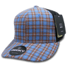 Decky 6 Panel Mid Profile Structured Plaid Trucker | Decky 6018 6018 - 231 OSFM
