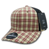 Decky 6 Panel Mid Profile Structured Plaid Trucker | Decky 6018 6018 - 233 OSFM