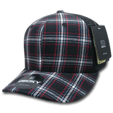 Decky 6 Panel Mid Profile Structured Plaid Trucker | Decky 6018 6018 - 235 OSFM