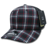 Decky 6 Panel Mid Profile Structured Plaid Trucker | Decky 6018 6018 - 235 OSFM
