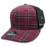 Decky 6 Panel Mid Profile Structured Plaid Trucker | Decky 6018 6018 - 237 OSFM