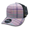Decky 6 Panel Mid Profile Structured Plaid Trucker | Decky 6018 6018 - 243 OSFM