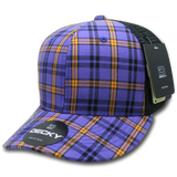 Decky 6 Panel Mid Profile Structured Plaid Trucker | Decky 6018 6018 - 246 OSFM