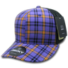 Decky 6 Panel Mid Profile Structured Plaid Trucker | Decky 6018 6018 - 246 OSFM