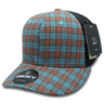 Decky 6 Panel Mid Profile Structured Plaid Trucker | Decky 6018 6018 - 250 OSFM
