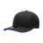 Decky 6 Panel Mid Profile Structured Sandwich Bill Cap | Decky 2003 Black/Royal OSFM Hats