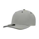 Decky 6 Panel Mid Profile Structured Sandwich Bill Cap | Decky 2003 Grey/Black OSFM Hats