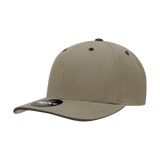 Decky 6 Panel Mid Profile Structured Sandwich Bill Cap | Decky 2003 Khaki/Black OSFM Hats