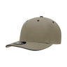 Decky 6 Panel Mid Profile Structured Sandwich Bill Cap | Decky 2003 Khaki/Black OSFM Hats