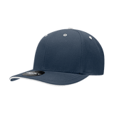 Decky 6 Panel Mid Profile Structured Sandwich Bill Cap | Decky 2003 Navy/White OSFM Hats